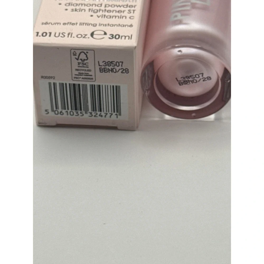 Rodial Pink Diamond Instant Lifting Serum‎ 30ml 1.01oz Vitamin C Brightening New